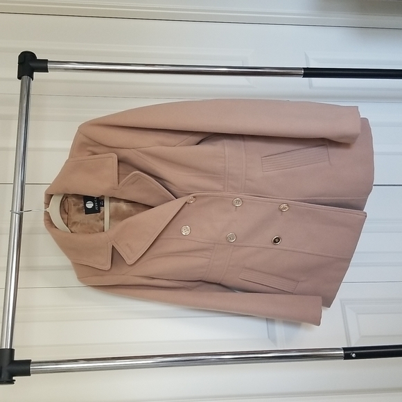 Jessica winter wool coat on camel color - Picture 2 of 9